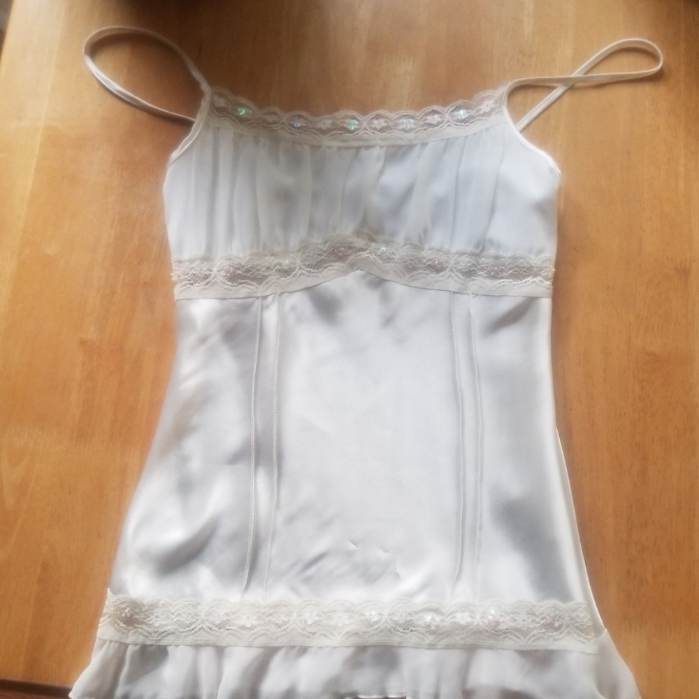 Lace, Satin Top